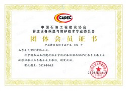 中國(guó)石油工程建設(shè)協(xié)會(huì)專委會(huì)會(huì)員證書